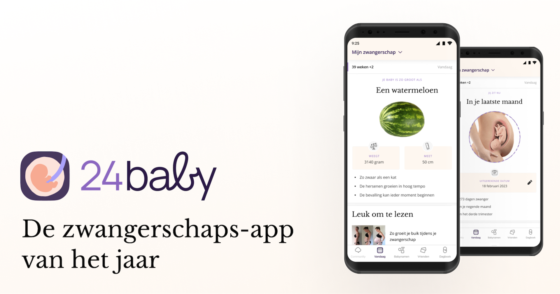 24Baby Beste App van het Jaar 2022 - Health & Lifestyle - 24Baby.nl Beste App van het Jaar 2022