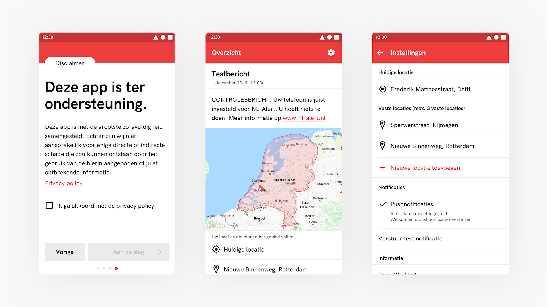 NL-Alarm is een app voor smartphones, tablets en browsers om NL-Alerts te ontvangen en terug te lezen.