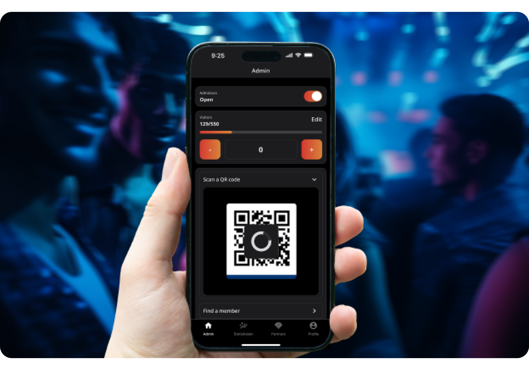 Lorre  is an app for the student disco in Delft for access and visitor statistics.