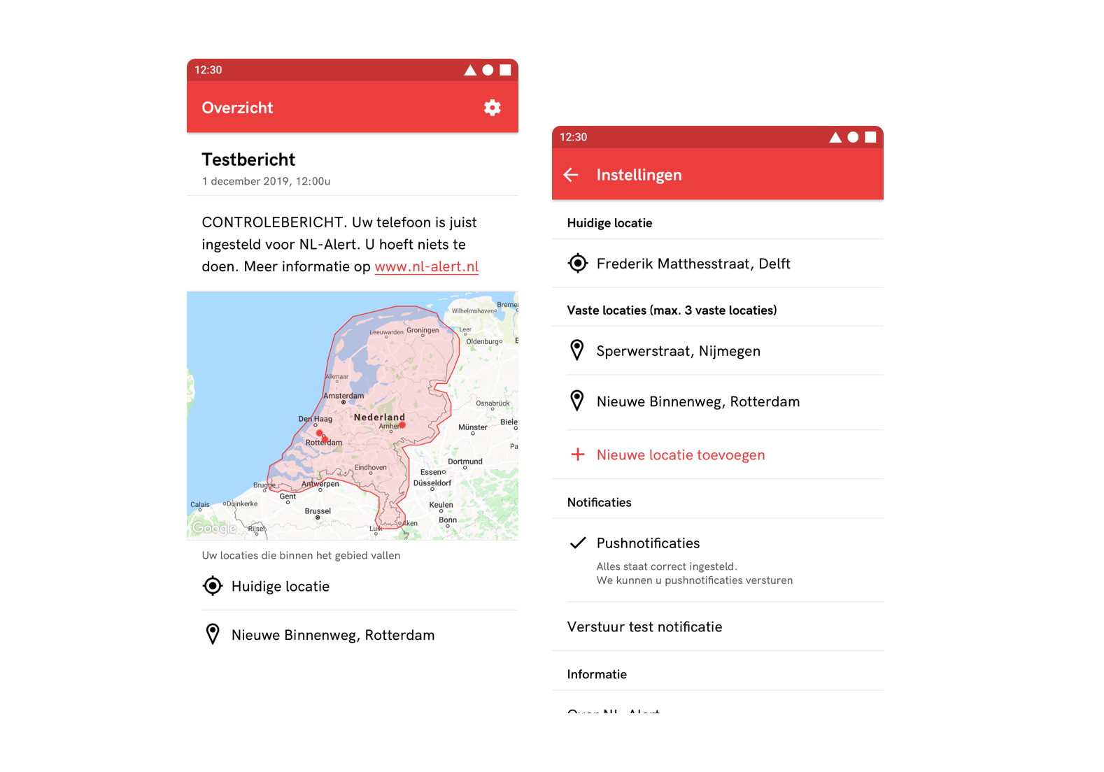 NL-Alarm is een app voor smartphones, tablets en browsers om NL-Alerts te ontvangen en terug te lezen.